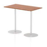 Dynamic Italia 1400 x 800mm Poseur Rectangular Table Walnut Top 1145mm High Leg ITL0275 DD